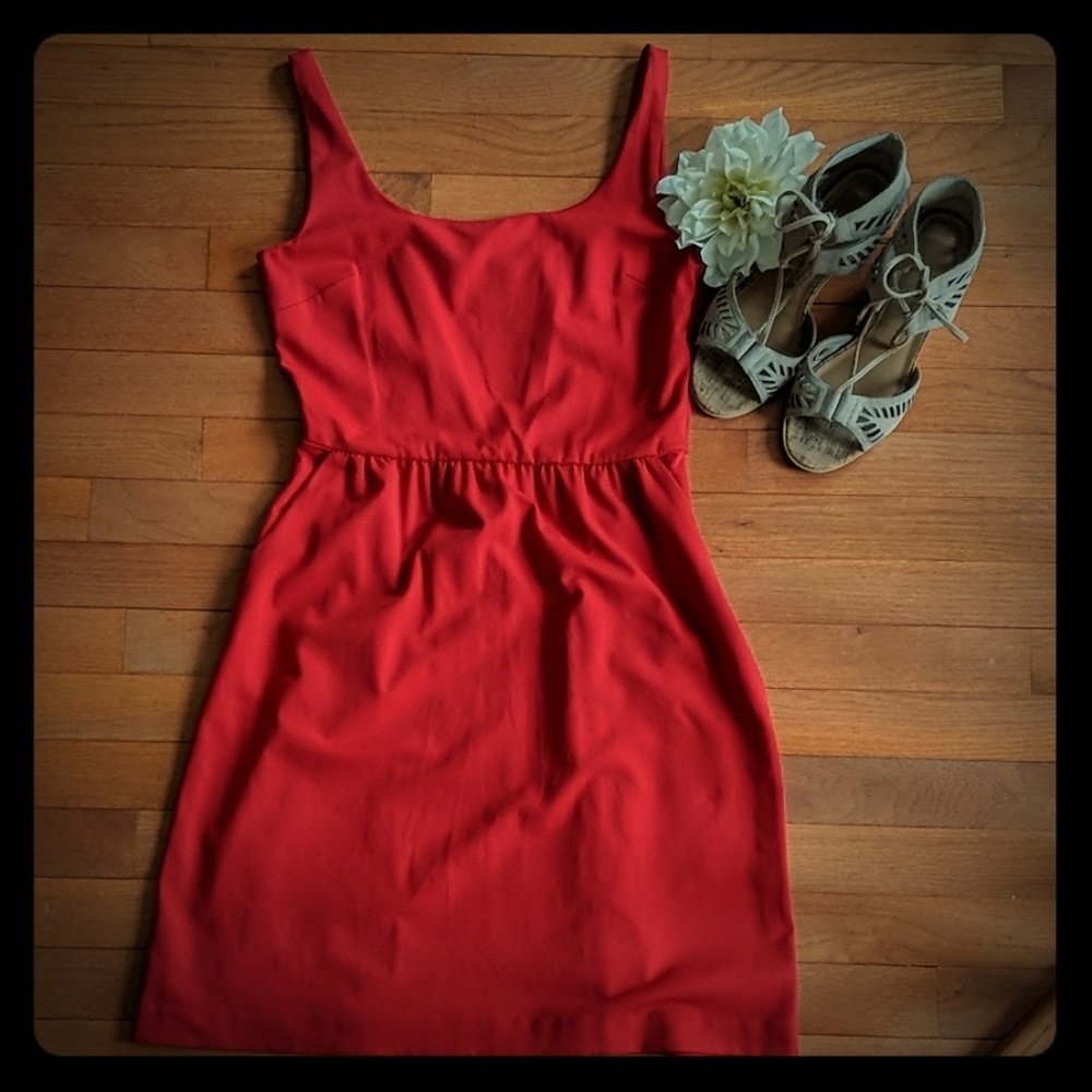 Red sundress